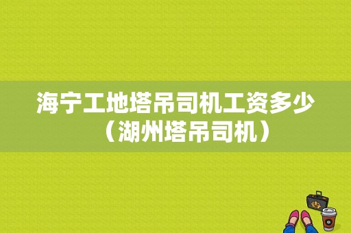 海宁工地塔吊司机工资多少（湖州塔吊司机）