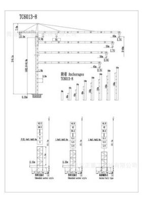 徐工塔吊6013力矩图（徐工6013塔吊标准节尺寸）-图2